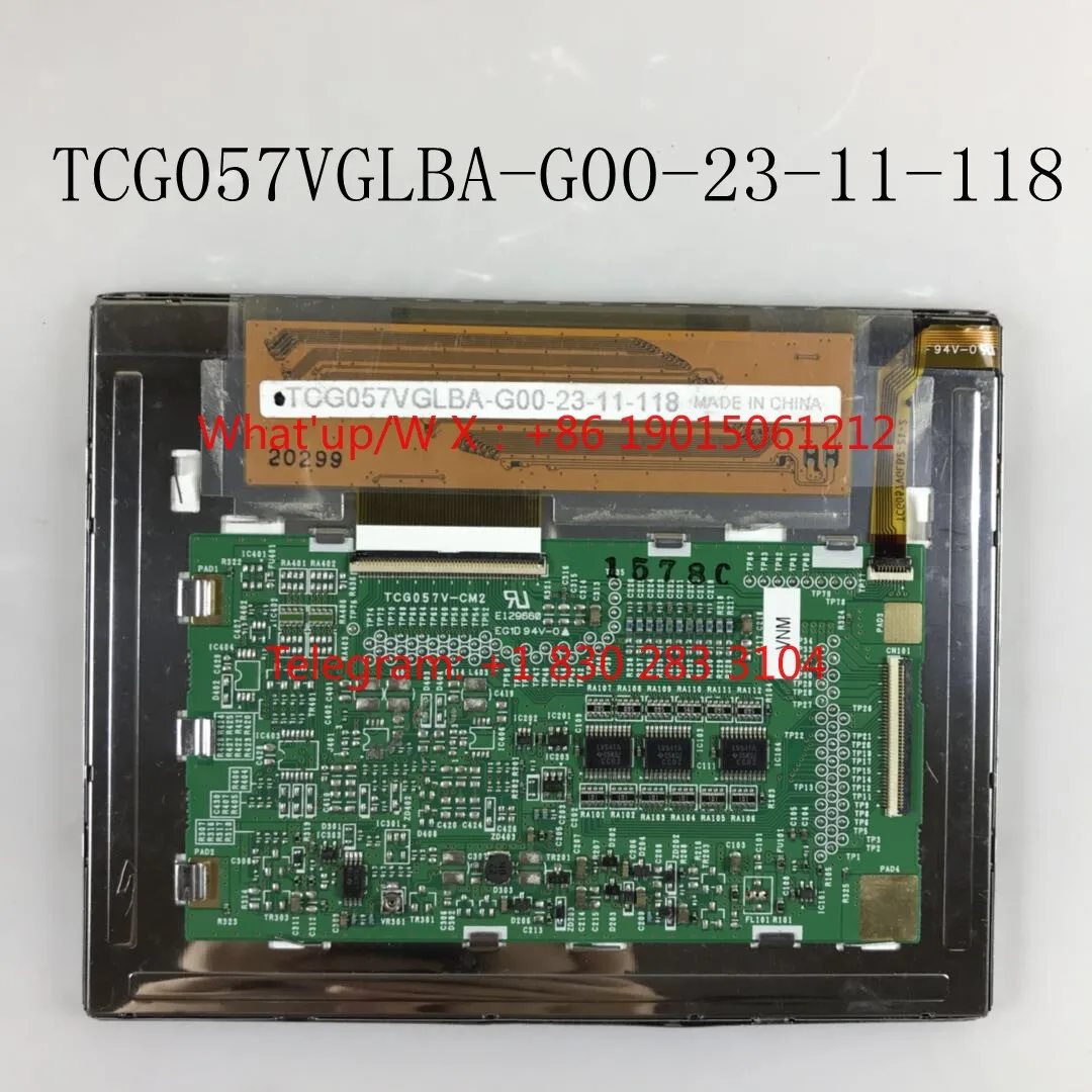 Original TCG057VGLBA-G00-23-11-118 display touch screen test video before shipment