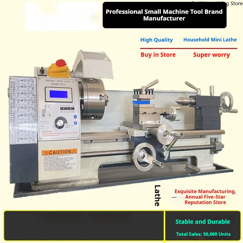 Multifunctional Mini Lathe Special Equipment Processing Mini Lathe Stainless Metal Commercial Machinery Tornio Compatto ZY60XXCC