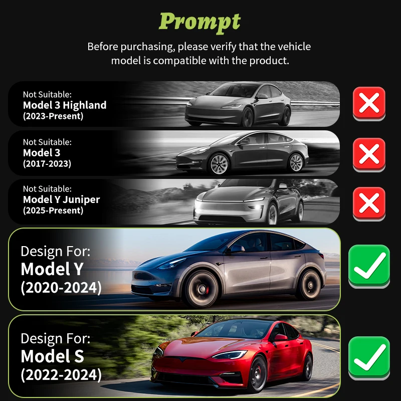 4 SZT. Kołpaki na felgi do Tesla Model S (2022-2024)/Model Y (2020-2024) 19 cali, pełne felgi, akcesoria — zdjęcie 4