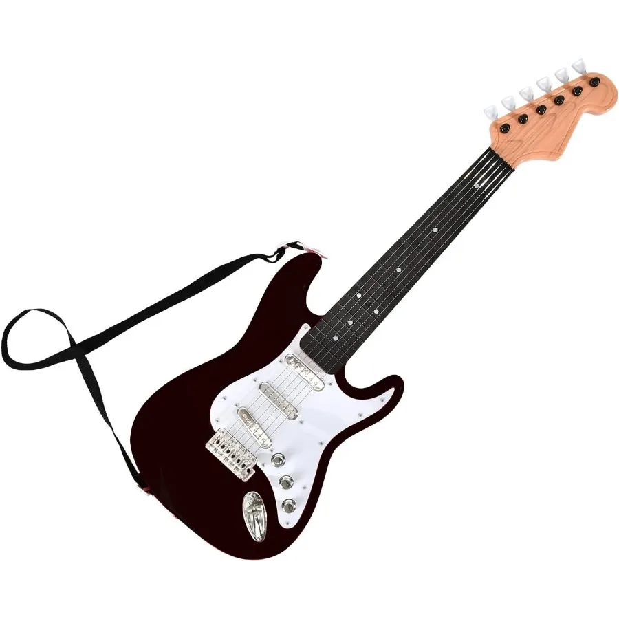 

26 Inch Guitar Toy for Portable Guitar Musical Instrument Toy Birthday Present for Beginner Toddler Boys Girls