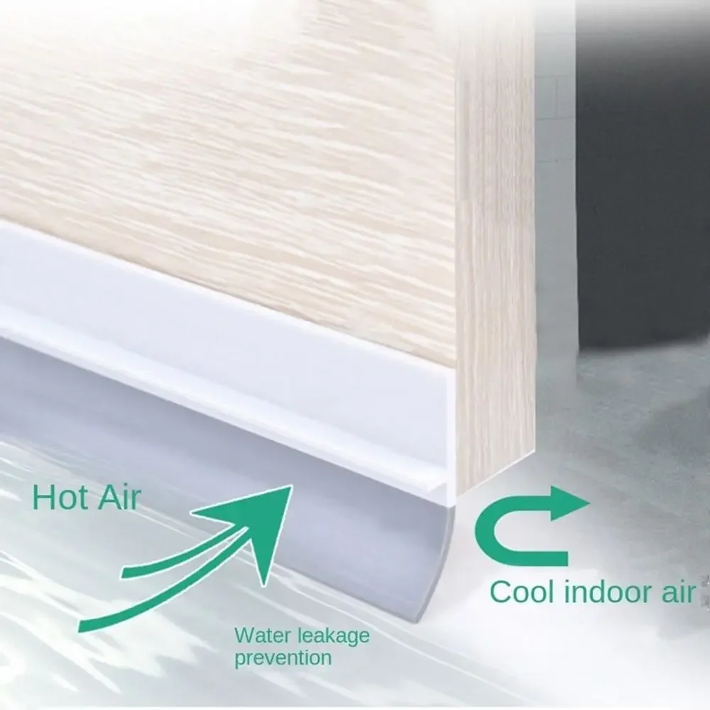 Burlete autoadhesivo para puertas con reducción de ruido, prevención de insectos, aislamiento contra la intemperie, barrera acústica engrosada de 100 cm para dormitorio