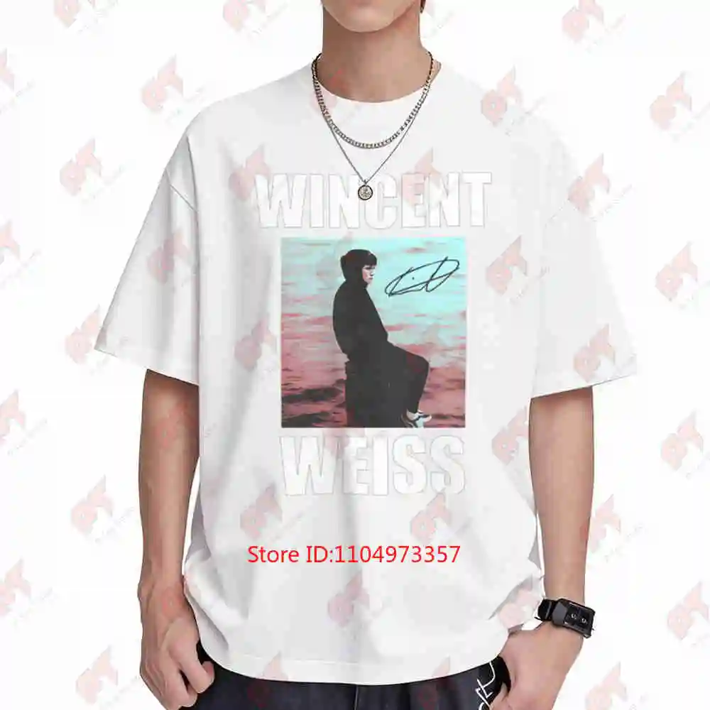 Wincents Weiss Print Signature Short Sleeve Tee 100% Cotton T-Shirt