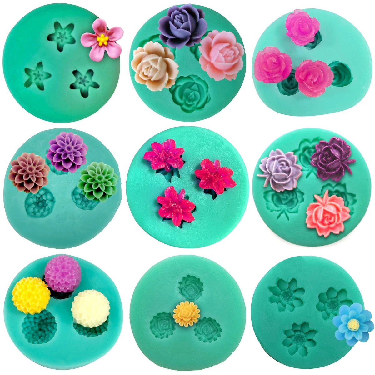 Mini Flower Fondant…