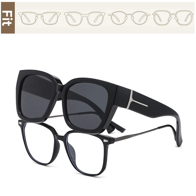 New Polarized Over Sunglasses Women Men Overspecs For Myopic UV400 Eyewear Fit Over Glasses Driving Shades