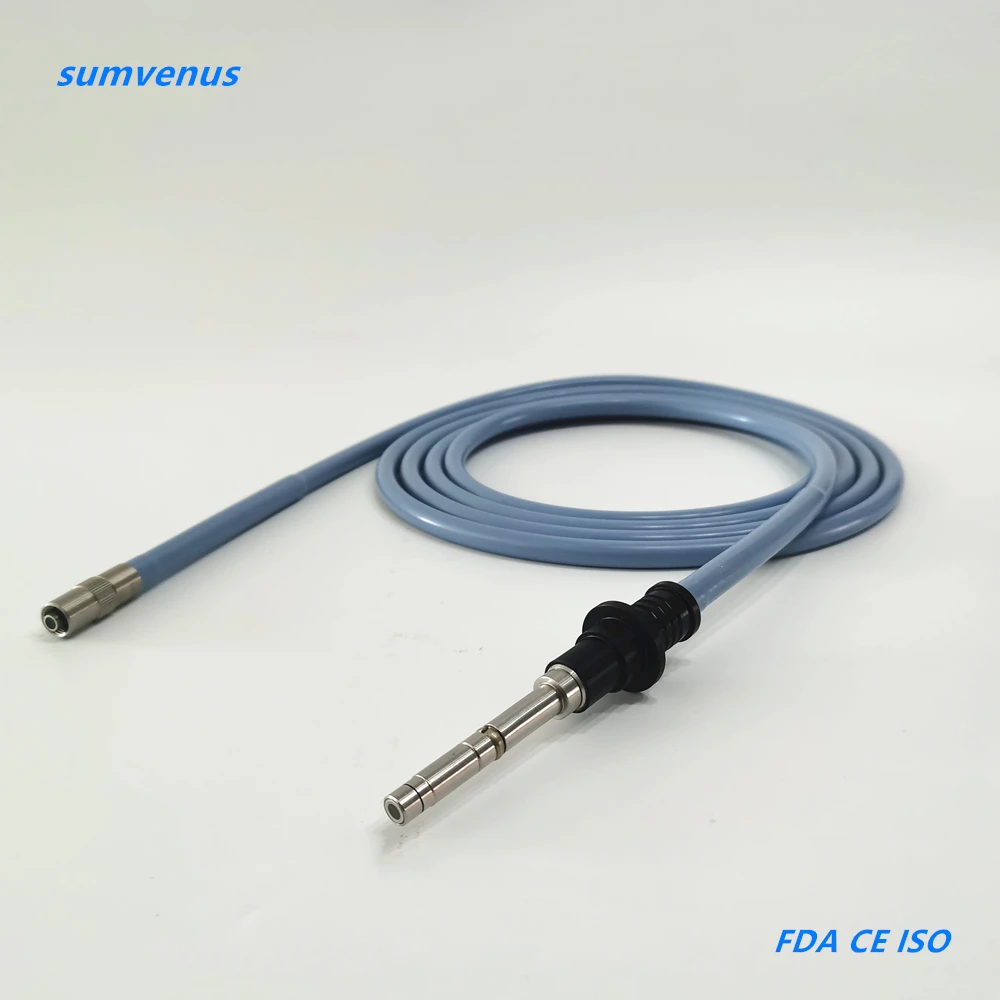 Medical Surgical Φ4X2500m 3000mm Fits Storz Interface Endoscope Fits Olymups Interface Cold Light Source Optical Fiber