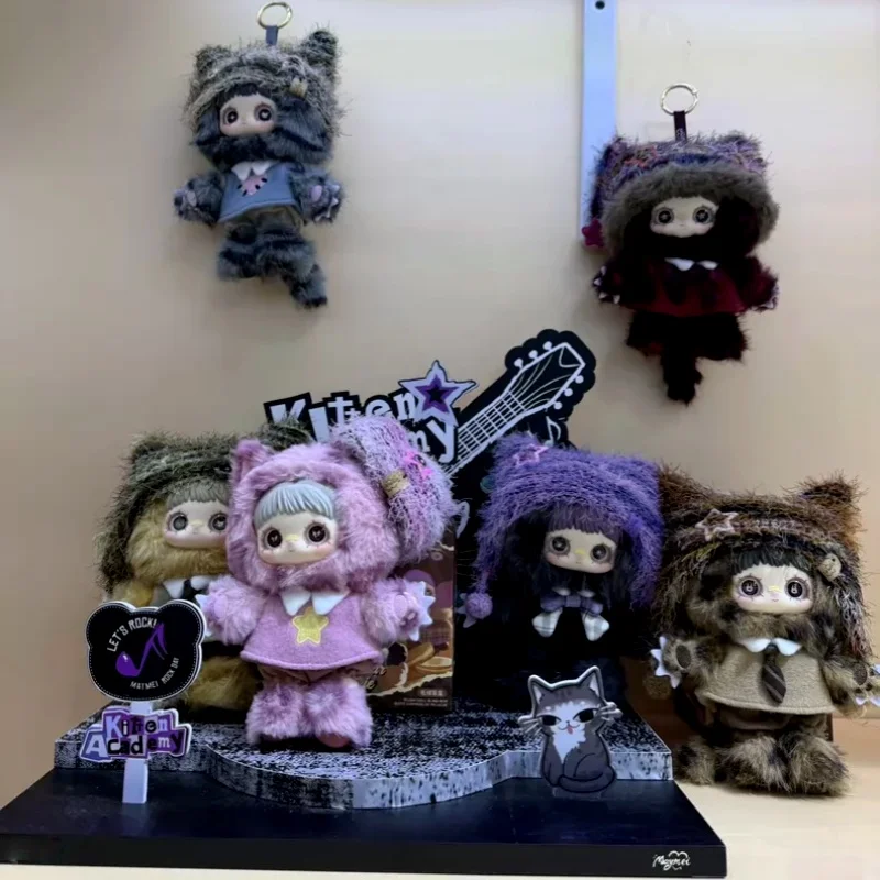 

in Stock Maymei Kitten Academy Series Blind Box Kawaii Bag Pendant Figure Doll Mystery Toy Desktop Ornament Birthday Kid Gift