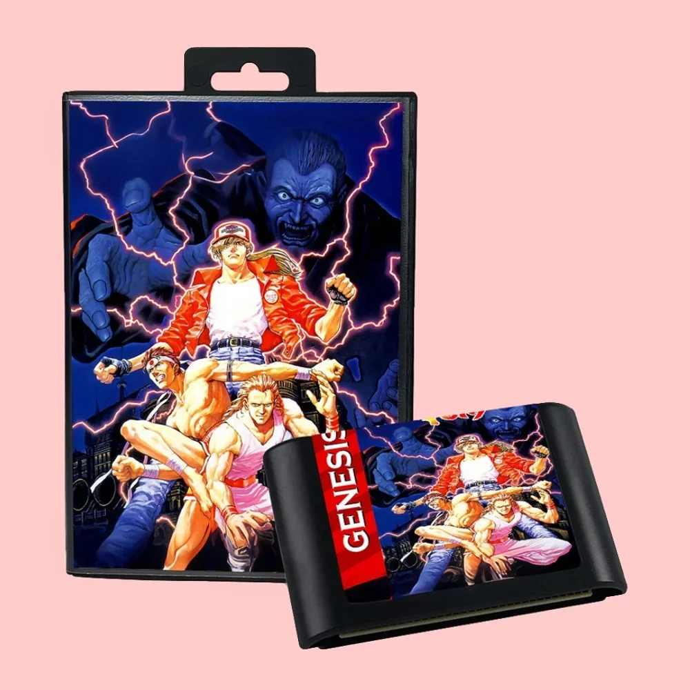 Link 03 Fatal Fury 1 2 For USA Version Cartridge Durable 16bit Game Card For SEGA Mega Drive Genesis Consoles Support Customize