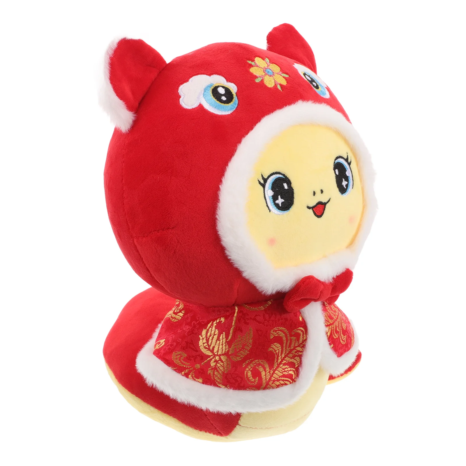 Jumbo Ornaments Zodiac Snake Robot Chinese Style Toys Lunar Calendar Stuffed Animals New Year Plush