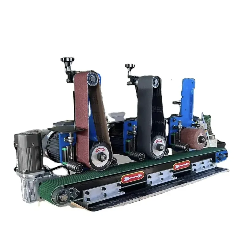 Metal Sheet Stainless Steel Sheet Deburring Polishing Machine, Bench Sander TableSander for Metal Edge Grinding Deburr Finishing