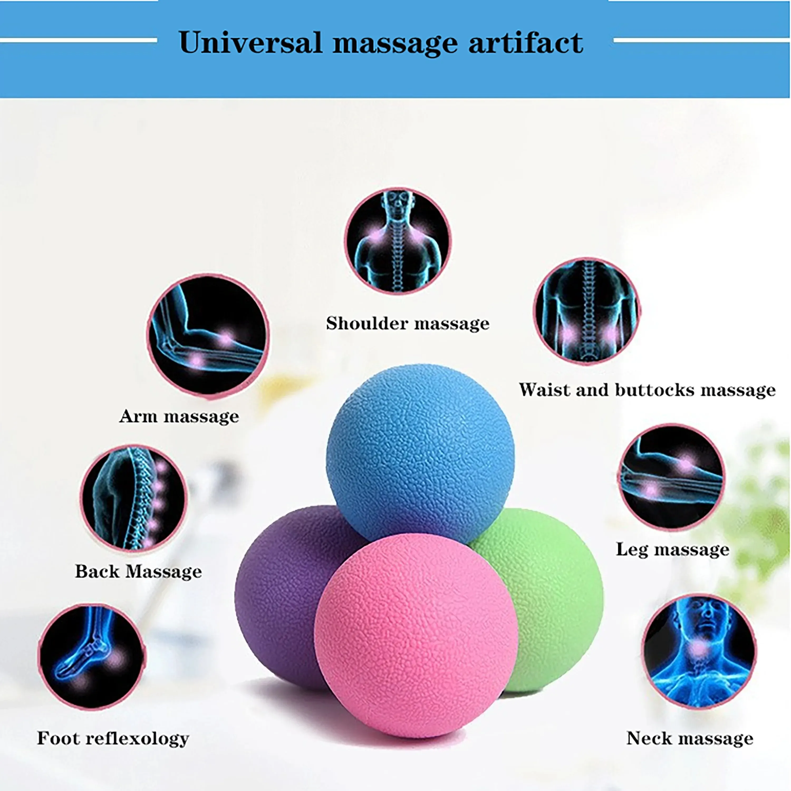 Healing Fascial Massage Peanut Yoga Balls Are Easy To Carry