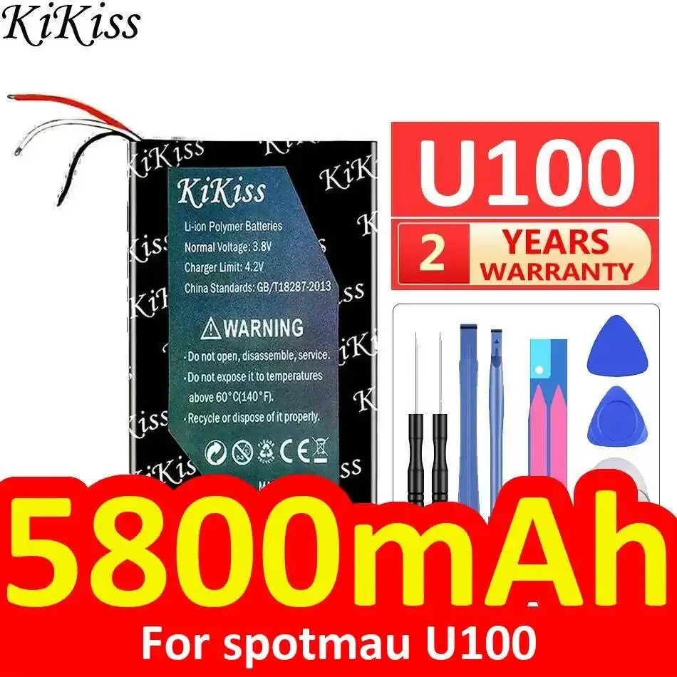 5800mAh Data Recovery Tool Battery For Spotmau U100 High-Capacity