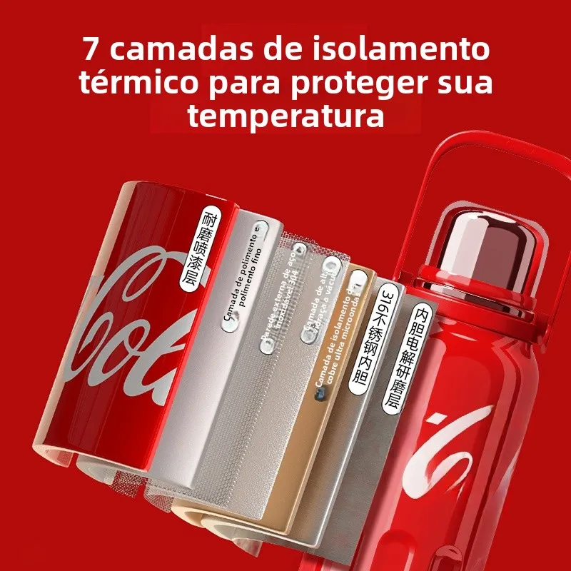 coca-cola-collaborative-grande-capacite-36-tasse-d'eau-de-sport-isolee-en-acier-inoxydable-tasse-de-voyage-portable-en-plein-air-pour-fitn