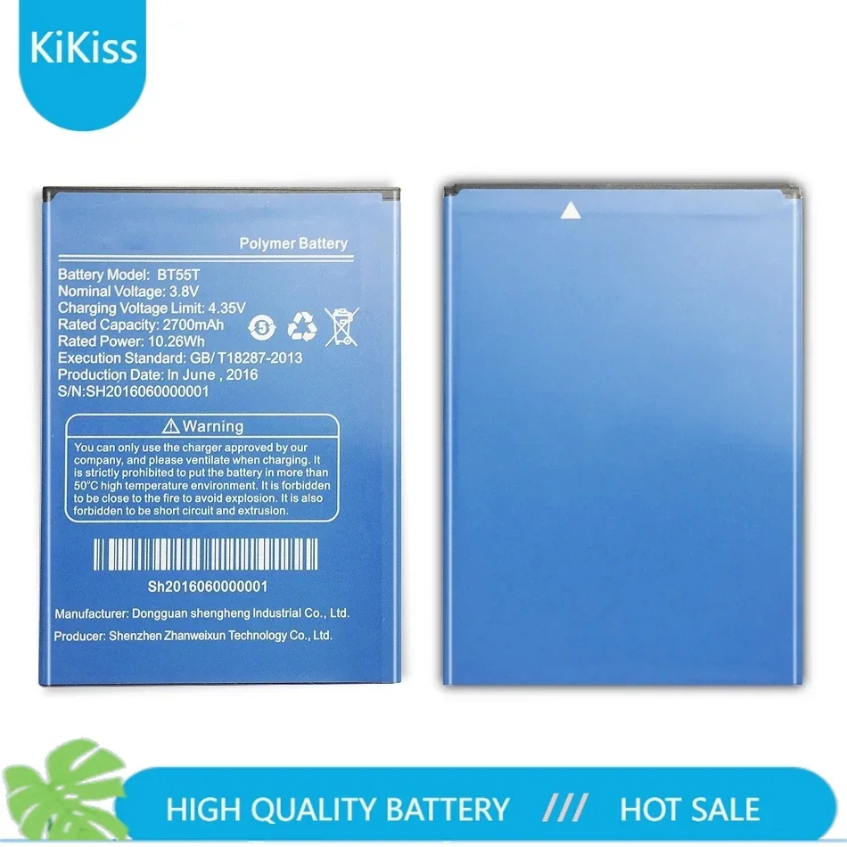 BT55T Replacement Battery for Zopo 999 998 ZP999 3X ZP3X Zp998, 2700mAh, Track Code