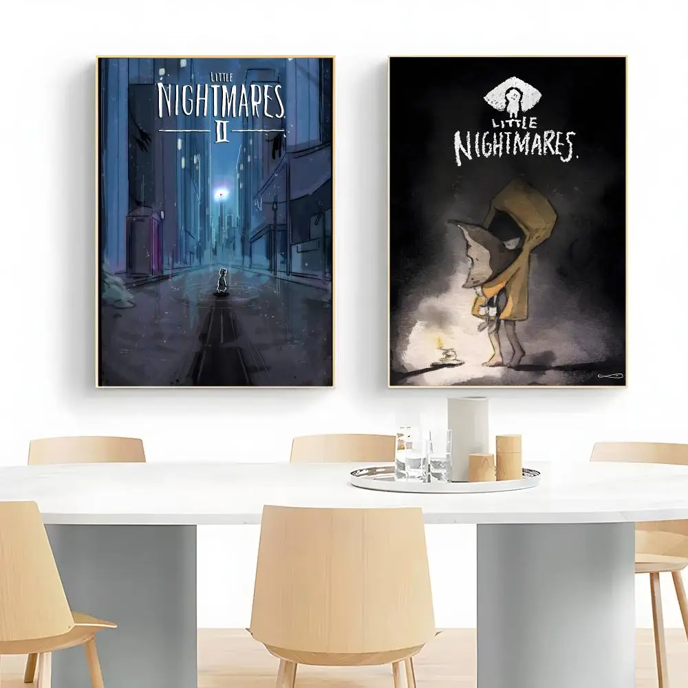 Spooky Game L-Little Nightmares Poster Wall Art Print Decorative Mural Home Decor Gift Unframed