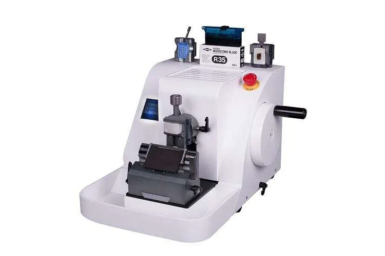 High Quality Laboratory Equipment Manual Rotary Fully Automatic Microtome for Sale