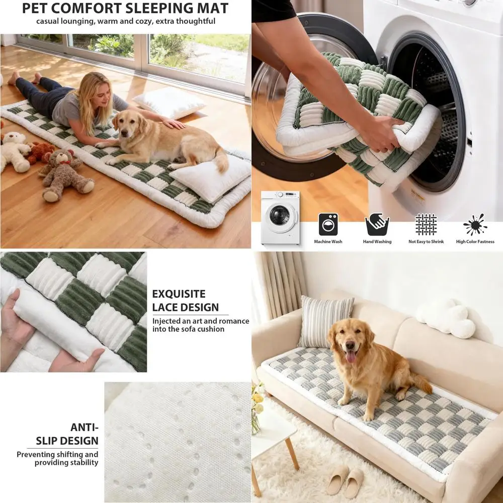 

Washable Couch Cover for Dogs, Large Pet Mat & Cushion Protectors