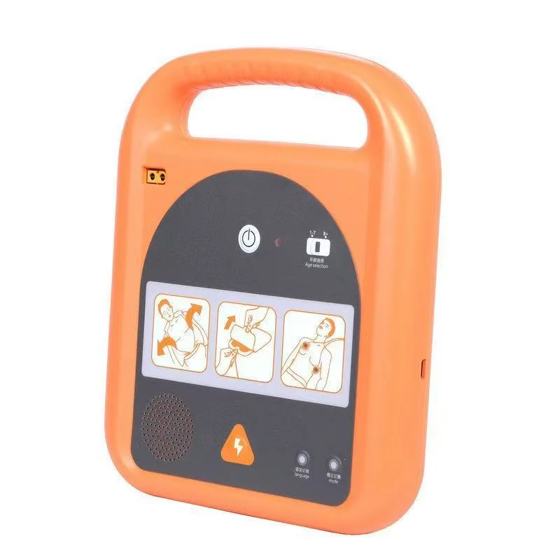 CPR Training Teaching Aid AED Defibrillator Trainer USB Rechargeable AED  Training Demonstration Device