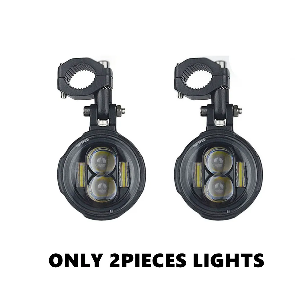 Motorfiets LED Extra Lamp Voor BMW R1200GS F800GS ADV Yamaha MT07 MT09 CRF1000L Afrika Twin Kawasaki Mistlampen Moto Lamp