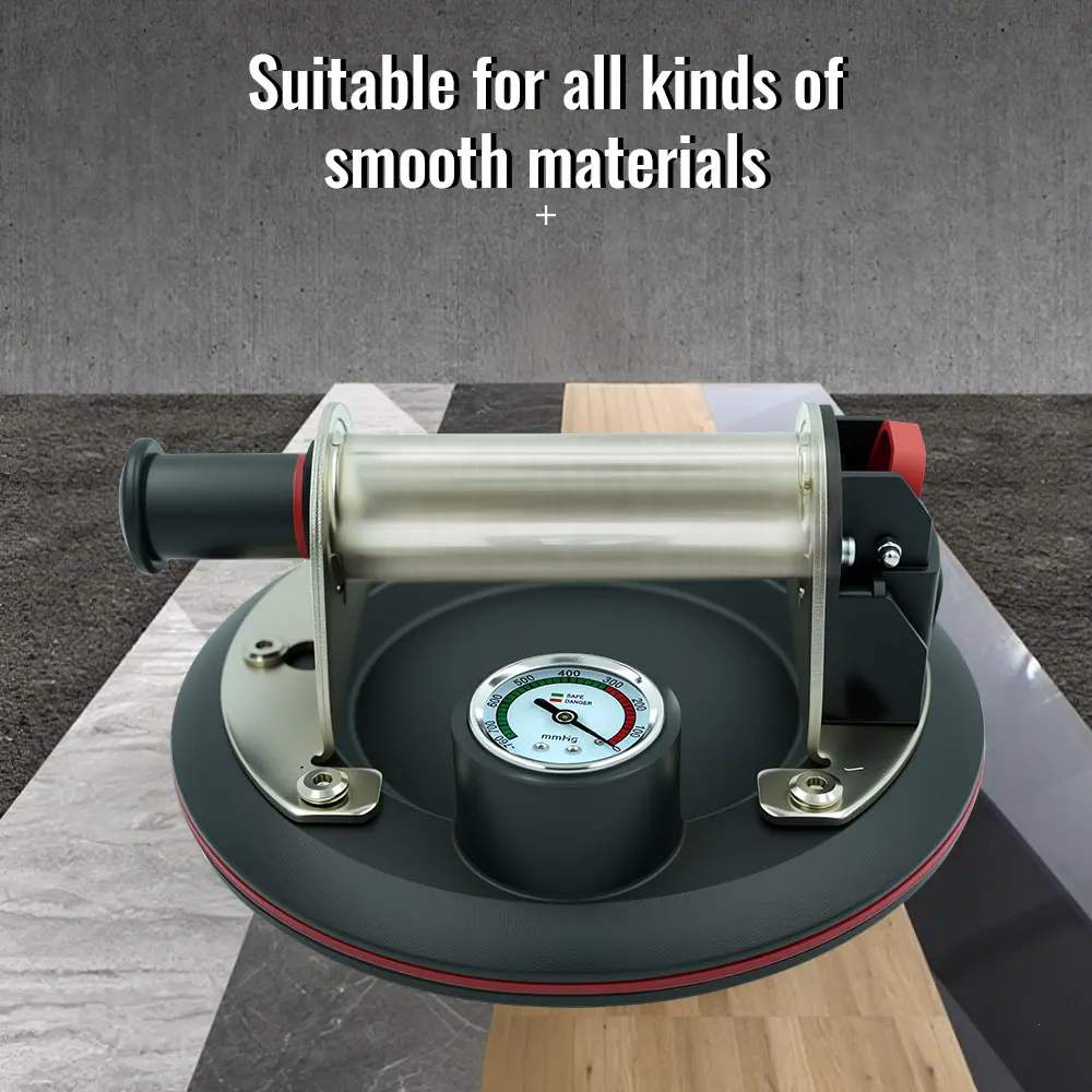 

Stainless Steel Metal Handle Vacuum Suction Cup 2025 Upgrade 250kg Carrying Capacity for Moving Glass and Tiles