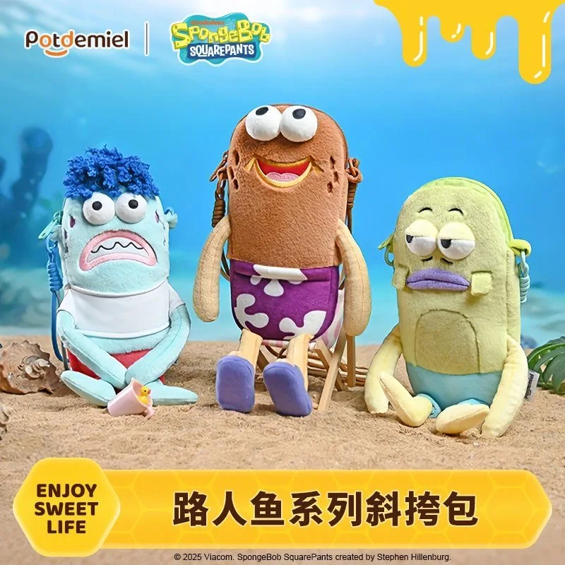 

Оригинальные плюшевые рюкзаки и сумки через плечо с персонажами мультфильма Спанч Боб Квадратные штаны