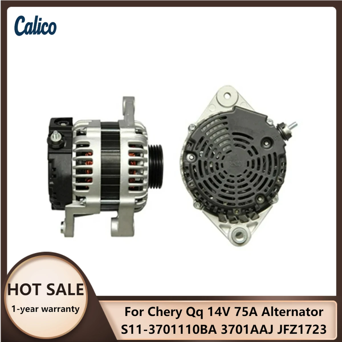 

Прямые поставки с завода: Генератор 14V 75A S11-3701110BA 3701AAJ JFZ1723 для Chery QQ