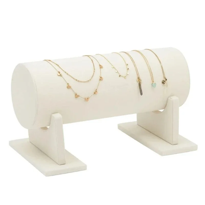 Non slip silk velvet headband holder,detachable,space saving,multifunctional thick rod jewelry display stand,hair accessorystand