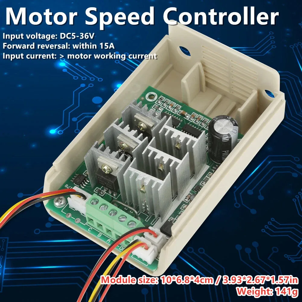 Brushless Motor Controller DC5V-36V For BLDC Three-Phase Sensorless Brushless Without Hall Motor Controller