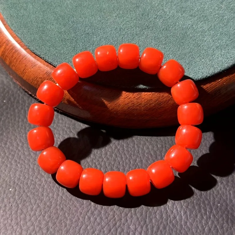 

Beeswax Amber Antique Bead Bracelet Men's and Women's Single Ring Bracelet