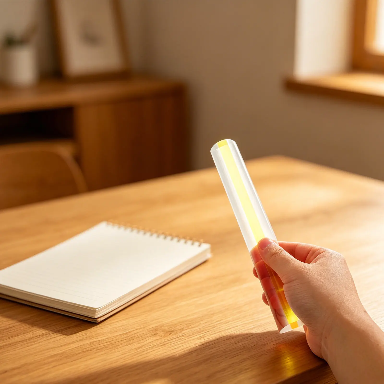 2Pcs Clear Magnifying Ruler Dual Guide Line Portable Reading Aid for Books Maps Documents Reading Magnifier for Seniors Students