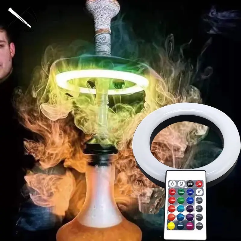 

EVIL SMOKING Hookah Shisha Lights Colorful LED Show Ring Lamp Magnet Adsorption with Remote Control Chicha Cachimba Accessories