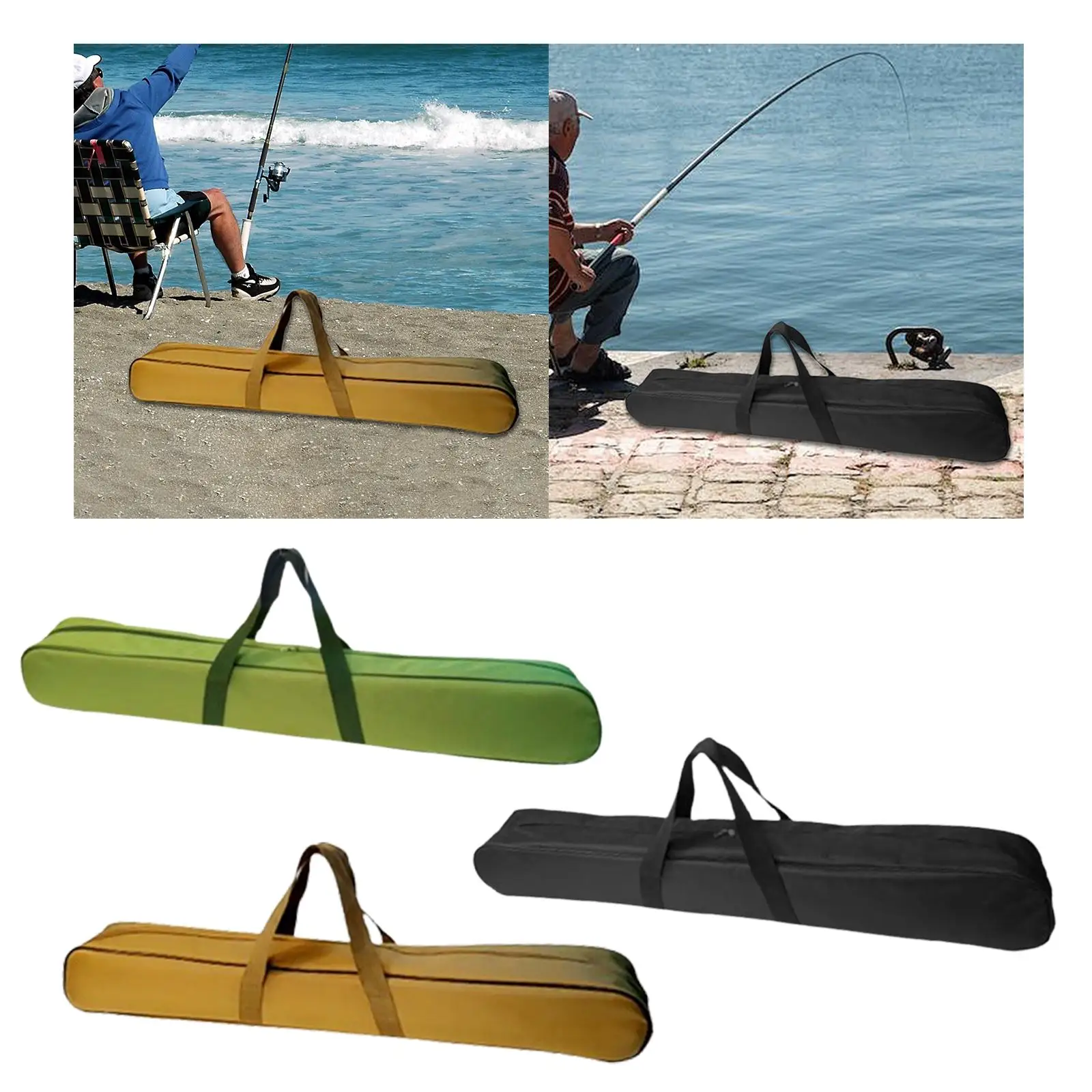 

Tent Pole Storage Bag Multifunction Outdoor Supplies Camping Pouch for Canopy Pole Light Stands Awning Frame Shelter Rod Camping