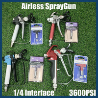 New Airless Spray Gun With 517 Nozzle Guard, Suitable For Multiple Pump Spray Machines 3600PSI High-Pressure Spray Guns