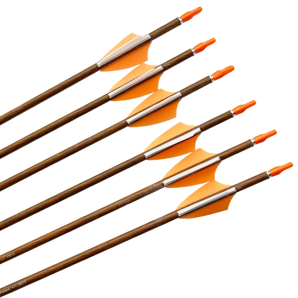 

Archery Carbon Arrows SP500-1300 ID4.2mm 80gr Tips Arrow Plastic Vanes Recurve Bow Longbow Shooting Accessories 12pcs