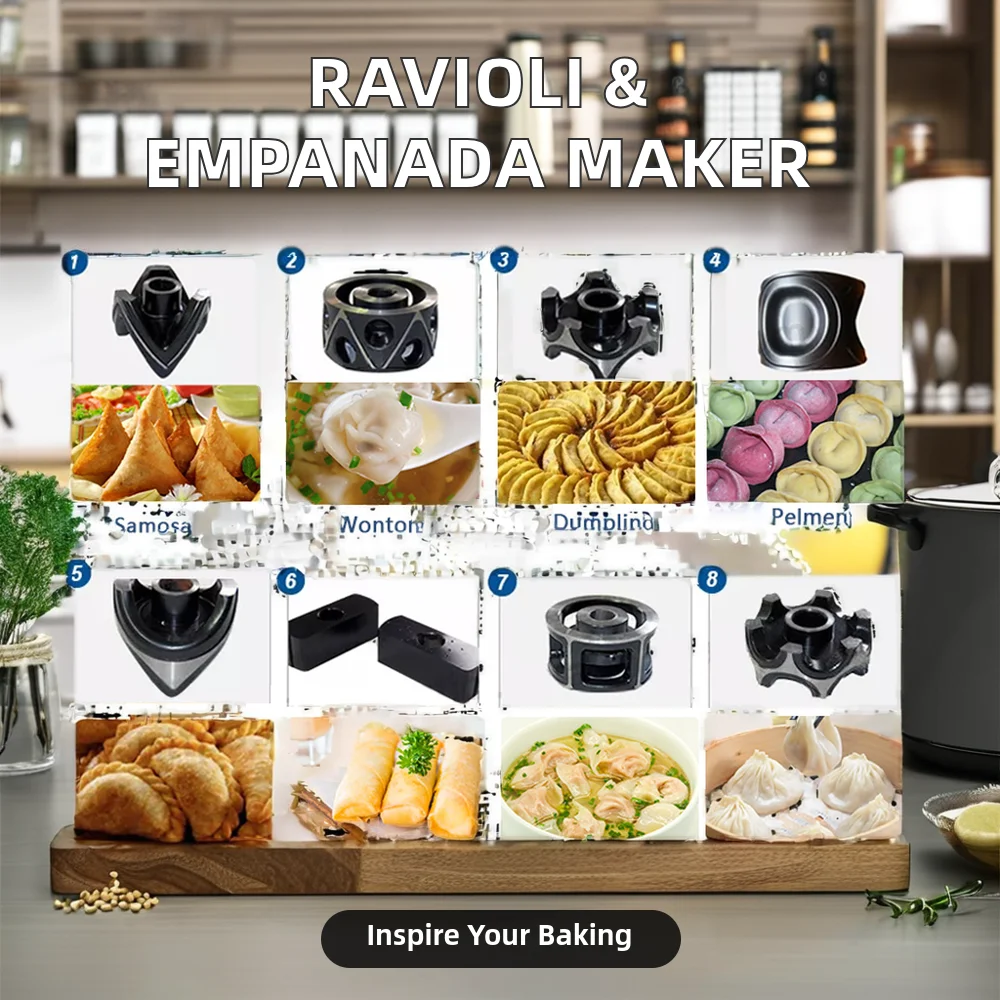 Automatic Pastelito Big Ravioli Empanadas Samosa Dumpling Making Machine-for Retail Motor-Centric Bread Maker on Sale