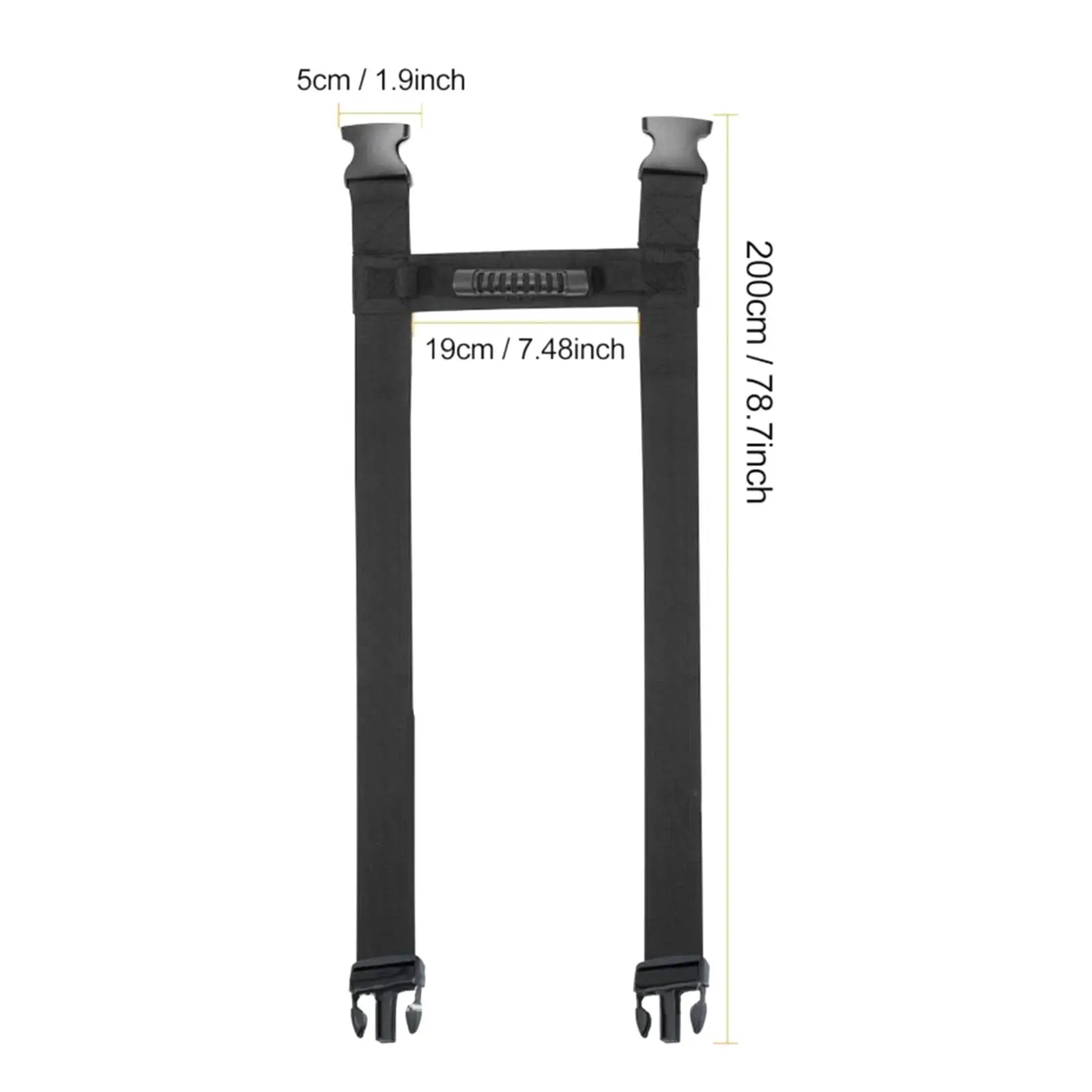 Moving Box Carrying Strap with Handle Multifunctional Lightweight H Shaped