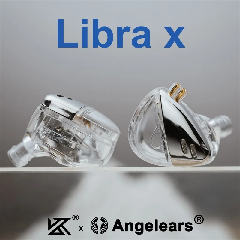 KZ X Angelears Libra X سماعات أذن سلكية HiFi Bass Music سماعات رياضية Hi Res Ultra Wide Frequency Dynamic IEM سماعة الألعاب #1