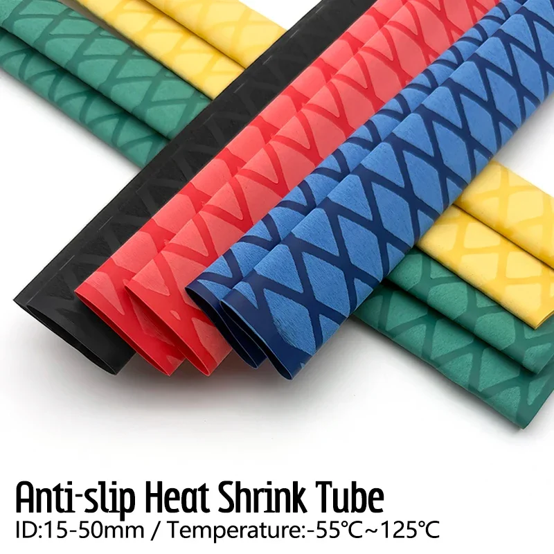 Non Slip Heat Shrink Tube 15/18/20/22/25/28/30/35/40/45/50mm Waterproof Cover Bicycle Handle Protector Anti Skid Fishing Rod