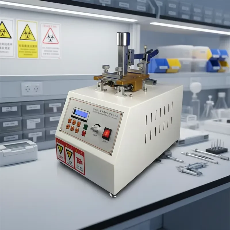 IULTCS Standard Leather Wear Tester Friction Color Fastness Testing Equipment for Shoe Bag Furniture Quality Control Lab