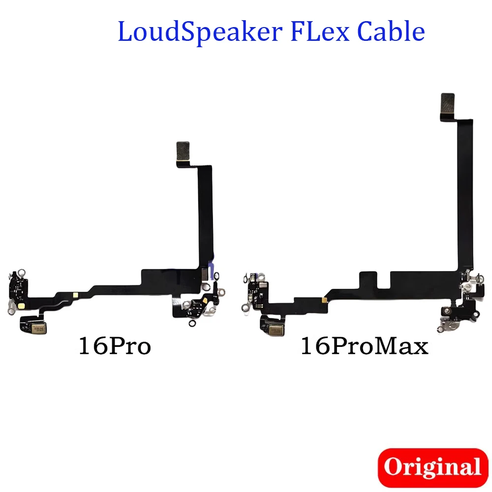 Original  Loudspeaker FLex cable For iPhone 16pro 16 pro max LoudSpeaker Signal antenna Flex Parts Replacement Parts