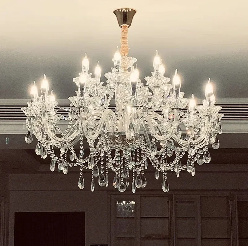 

European style candle crystal chandelier living room lamp lights lamp chandeliers kitchen accessories