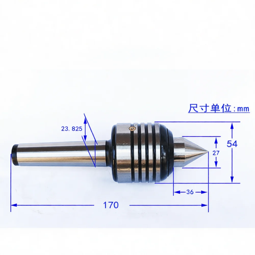 For HUAK Rotating Tailstock Live Center MT2 MT3 MT4 MT5 MT6 Medium Duty Morse Taper Lathe Accessory Metal Milling Cutting Tool
