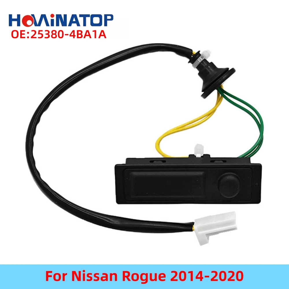 

HOWINATOP 25380-4BA1A Rear Liftgate Release Switch Trunk Opener Assembly For Nissan Rogue 2014-2020 OEM Replacement