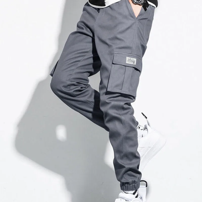 

Plus Size 7XL 8XL Men's Casual Trousers Cargo Pants Spring Autumn Elastic Waist Pocket Style Jogger Pants Camouflage MY1138