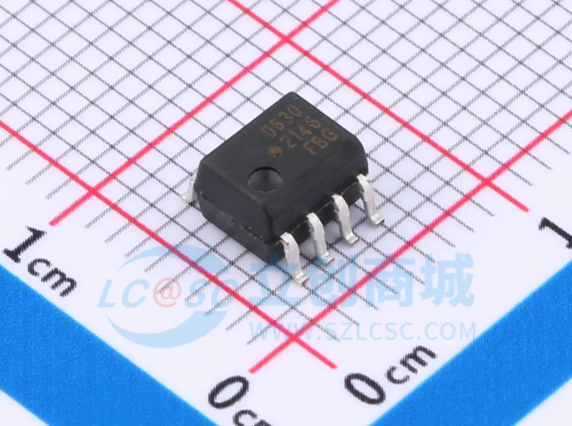 8PCS  HCPL-0630-000E SOIC-8 Original Genuine Logic Output Optocoupler