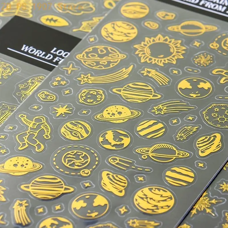 8 Sheets UV Epoxy Resin Filling Material Stickers Resin Mold Decorative Lables DIY Crafts Jewelry Making Filler 55KA