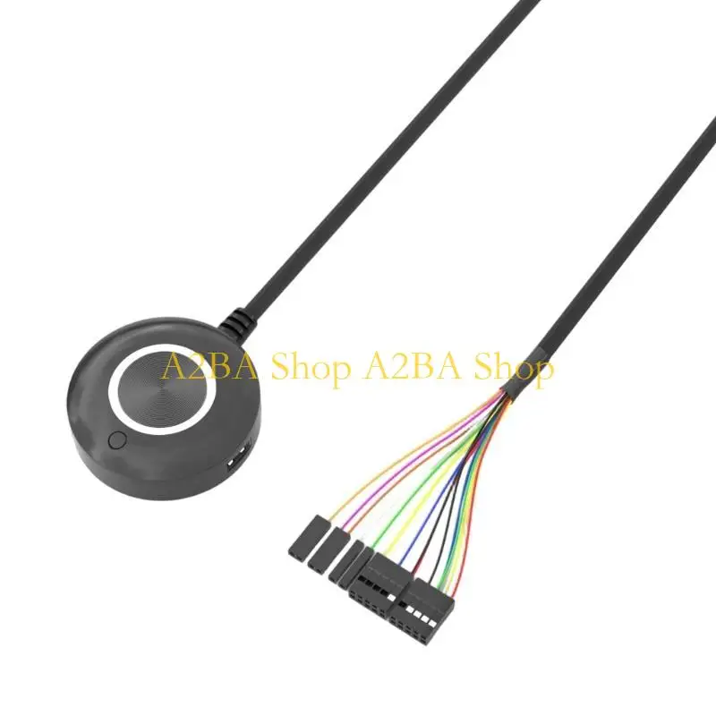 

A2BA Desktops External Start Switching Button Plugs Play For Various Desktop Computer