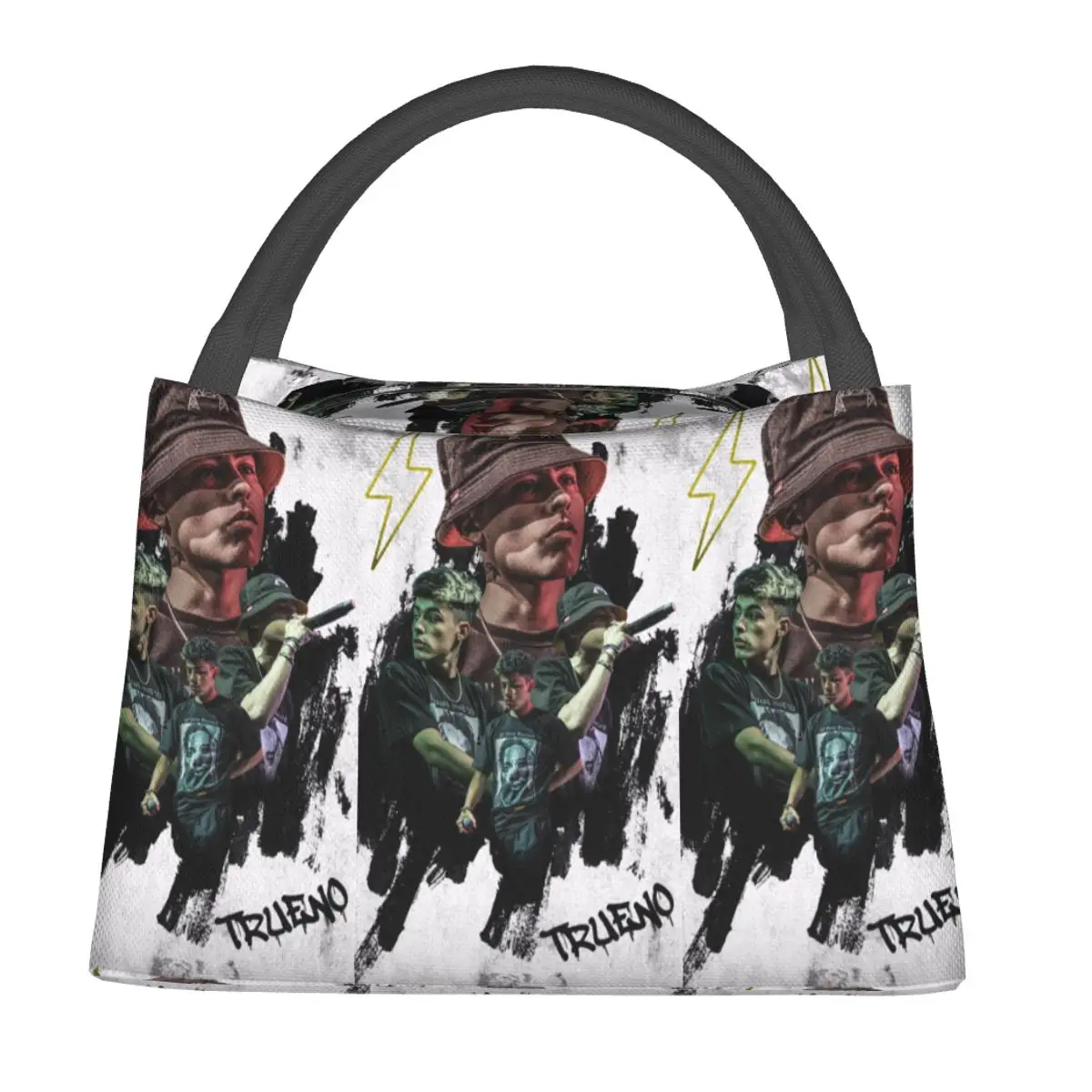 Funny Trueno Hip Hop Rapper Insulated Lunch Bag for Women Kids Portable Food Boxes Thermal Lunch Box Tote