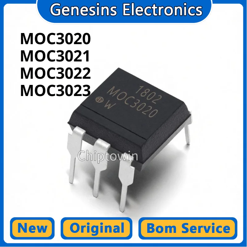 5/50/500 pcs MOC3021 MOC3022 MOC3023 MOC3020 DIP-6 Optocoupler Triac W7