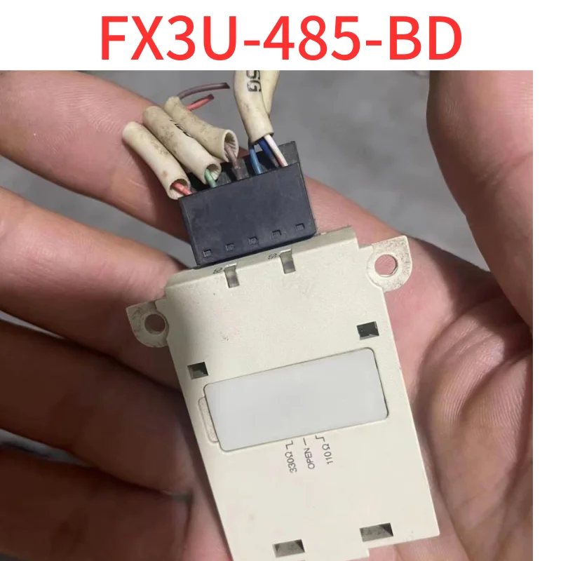 Second-hand The communication module FX3U-485-BD functions well