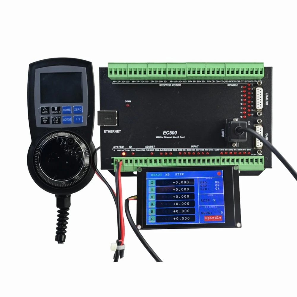 Motion controller card EC500 4/6 axis Mach3 interface board for numerical control engraving and milling machines
